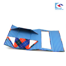 flat pack foldable collapsible cardboard packaging box for gift